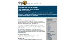 Desktop Screenshot of olap4j.org